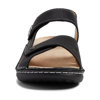 Women's Finn Comfort Barbuda in Black Nubuck. Sku: 02641-723393