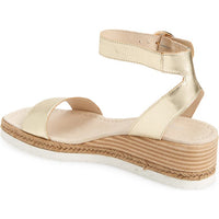Women's Django & Juliette Irish in Pale Gold Leather. Sku: DJ15825F39LE