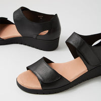 Women's Django & Juliette Monte in Black Leather. Sku: DJ17018B75LE