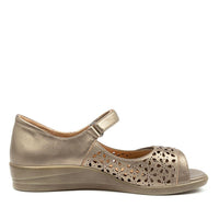 Women's Ziera Daffodil in Greige Leather sku: ZR10104NK6LE