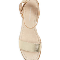 Women's Django & Juliette Irish in Pale Gold Leather. Sku: DJ15825F39LE